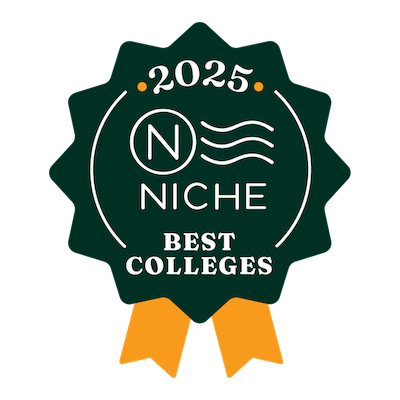 2025 Niche Best Colleges badge